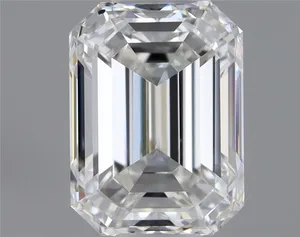 0.56ct EMERALD F VVS2 Natural diamond