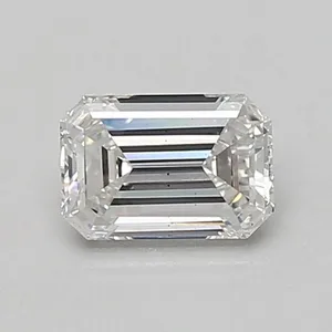 0.7ct EMERALD F VS2 Lab diamond