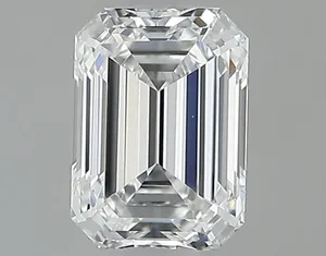 0.5ct EMERALD D VVS1 Natural diamond