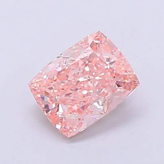1.1ct CUSHION Fancy Intense Pink VVS2 Coloured Lab diamond