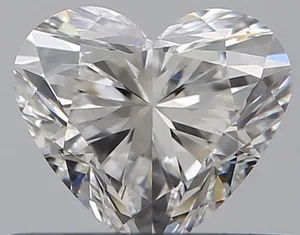 0.5ct HEART E VVS2 Natural diamond