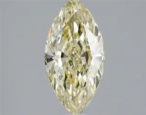 2.08ct MARQUISE Fancy Yellow VS1 Coloured Lab diamond