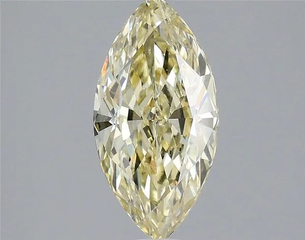 2.08ct MARQUISE Fancy Yellow VS1 Coloured Lab diamond