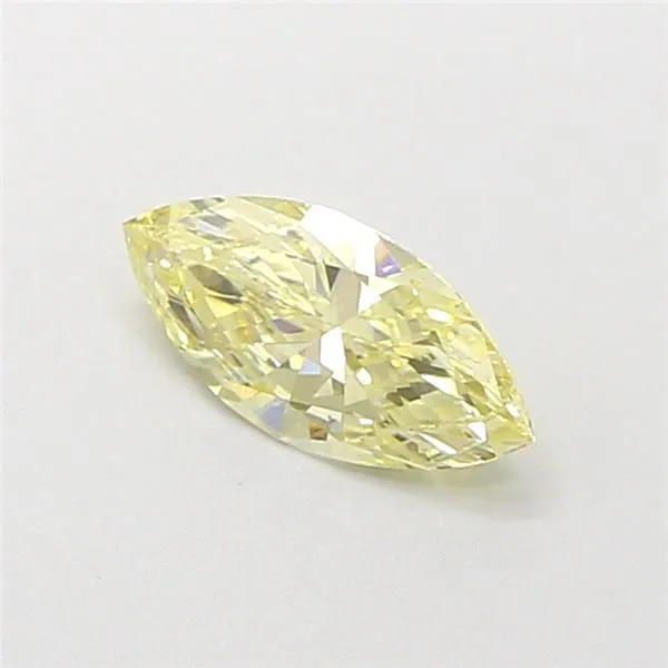 0.49ct MARQUISE Fancy Yellow VS1 Coloured Lab diamond