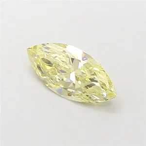 0.49ct MARQUISE Fancy Yellow VS1 Coloured Lab diamond