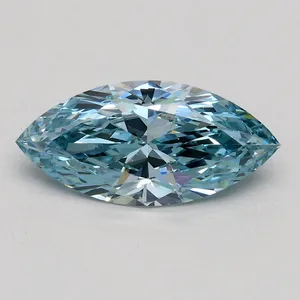 1.01ct MARQUISE Fancy Intense Blue VS1 Coloured Lab diamond