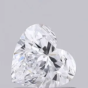 0.58ct HEART D VVS1 Lab diamond
