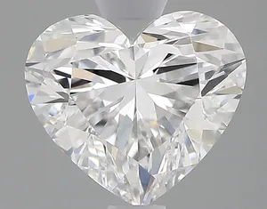 1ct HEART D VVS2 Lab diamond