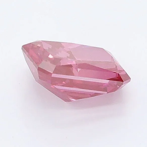 1.07ct RADIANT Fancy Vivid Pink VS1 Coloured Lab diamond