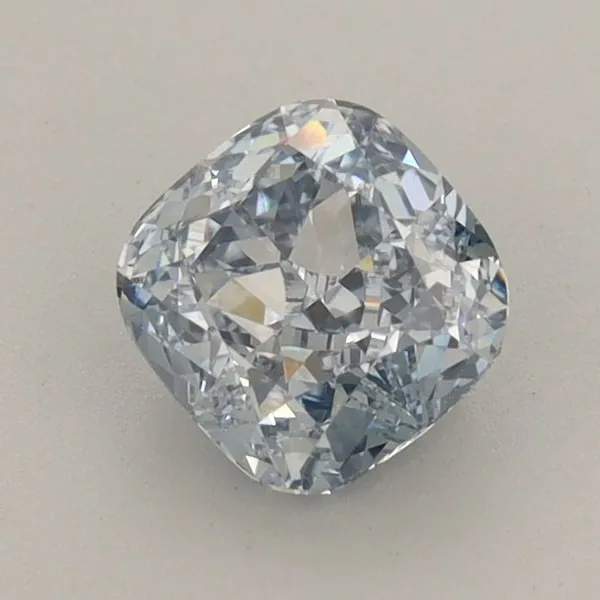 1.19ct CUSHION Fancy Intense Blue VVS2 Coloured Lab diamond