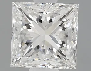 1ct PRINCESS F IF Natural diamond