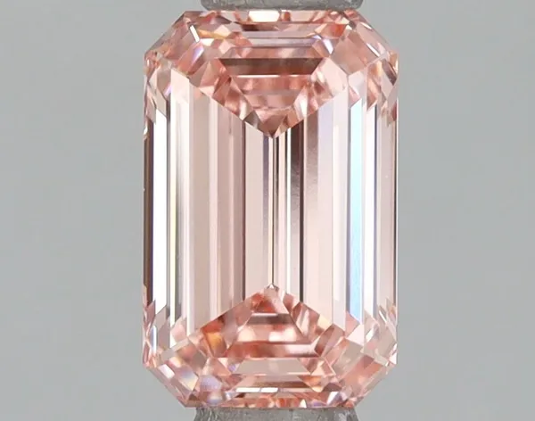 1.04ct EMERALD Fancy Intense Pink VVS2 Coloured Lab diamond