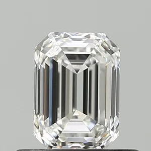 0.6ct EMERALD F VVS2 Natural diamond