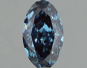 1.01ct OVAL Fancy Vivid Blue VS1 Coloured Lab diamond
