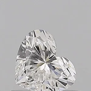 0.5ct HEART E VVS2 Natural diamond