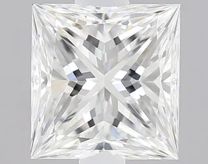 0.52ct PRINCESS F VVS1 Natural diamond