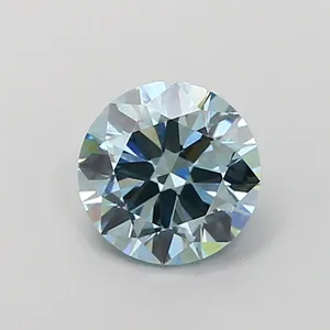 1ct ROUND Fancy Intense Blue VVS2 Coloured Lab diamond
