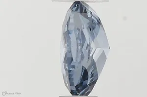 0.37ct OVAL Fancy Vivid Blue VS2 Coloured Lab diamond