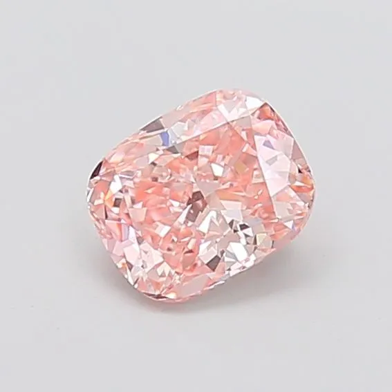 1.05ct CUSHION Fancy Intense Pink VS2 Coloured Lab diamond