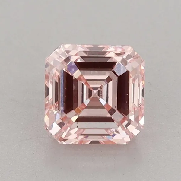 1.01ct EMERALD Fancy Pink VS2 Coloured Lab diamond