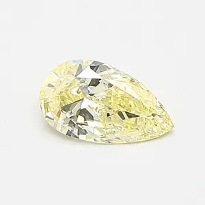 0.33ct PEAR Fancy Yellow VS2 Coloured Lab diamond