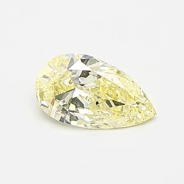 0.33ct PEAR Fancy Yellow VS2 Coloured Lab diamond