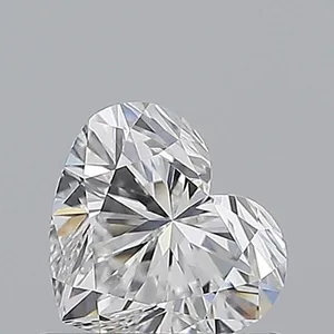 0.7ct HEART E VS2 Natural diamond
