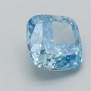 0.57ct RADIANT Fancy Vivid Blue VS1 Coloured Lab diamond