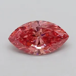 2.12ct MARQUISE Fancy Vivid Pink SI1 Coloured Lab diamond