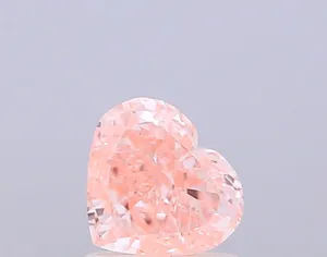 1ct HEART Fancy Vivid Pink VS1 Coloured Lab diamond