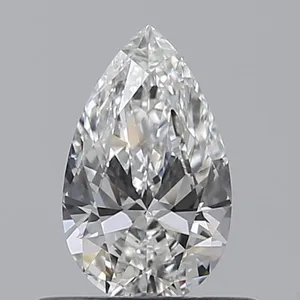 0.42ct PEAR F IF Natural diamond