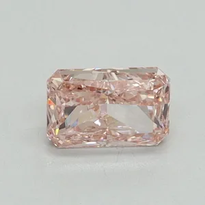 0.53ct RADIANT Fancy Intense Pink VS1 Coloured Lab diamond