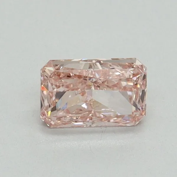 0.53ct RADIANT Fancy Intense Pink VS1 Coloured Lab diamond