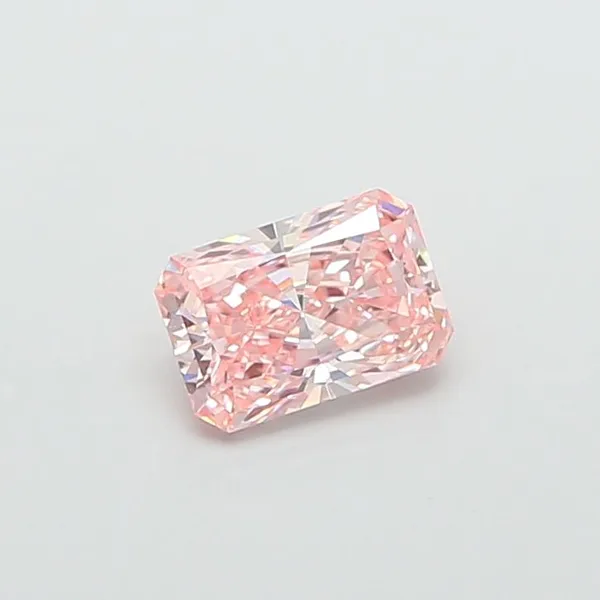 1.09ct RADIANT Fancy Intense Pink VVS2 Coloured Lab diamond