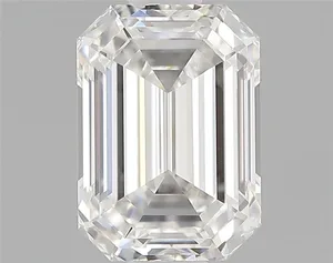 0.65ct EMERALD F VVS2 Natural diamond