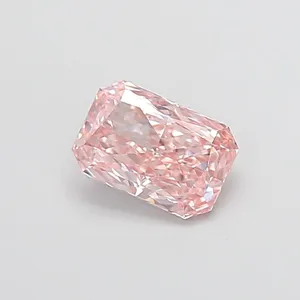 1.35ct RADIANT Fancy Intense Pink VS1 Coloured Lab diamond