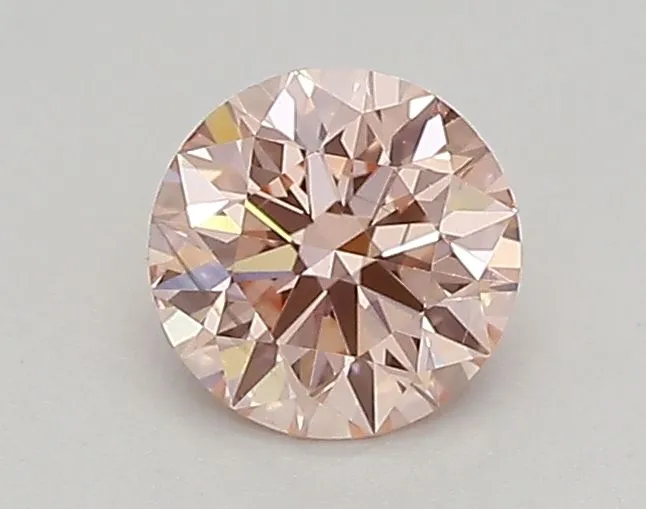 0.40ct ROUND Fancy Vivid Pink VS1 Coloured Lab diamond