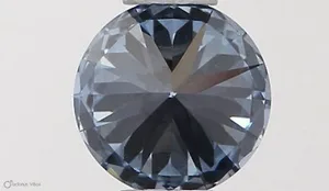 0.32ct ROUND Fancy Intense Blue VS2 Coloured Lab diamond