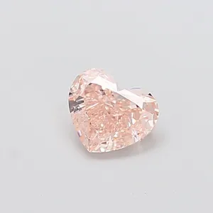1.01ct HEART Fancy Intense Pink VS1 Coloured Lab diamond