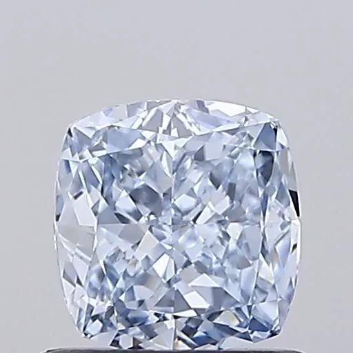 0.71ct CUSHION Fancy Blue VVS1 Coloured Lab diamond