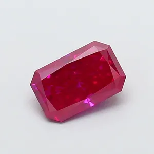 0.96ct RADIANT Fancy Vivid Pink SI1 Coloured Lab diamond