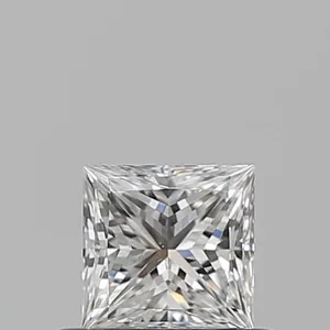 0.52ct PRINCESS F VS2 Natural diamond