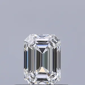 0.51ct EMERALD F VVS2 Natural diamond