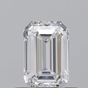 0.53ct EMERALD D VVS1 Natural diamond