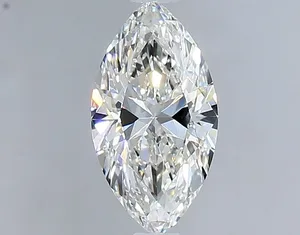 0.6ct MARQUISE H IF Natural diamond