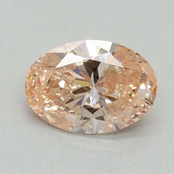 0.71ct OVAL Fancy Intense Pink VS2 Coloured Lab diamond