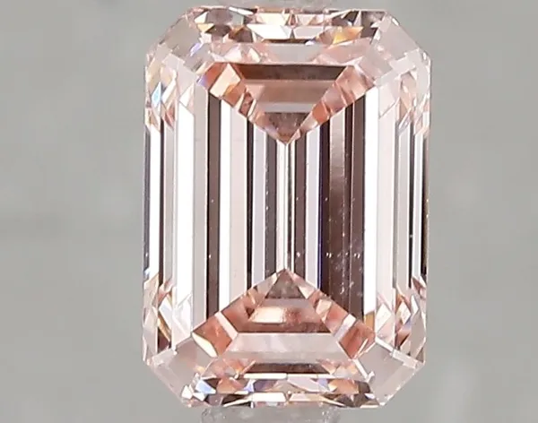 1.5ct EMERALD Fancy Intense Pink VS2 Coloured Lab diamond