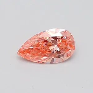 0.55ct PEAR Fancy Intense Pink SI2 Coloured Lab diamond