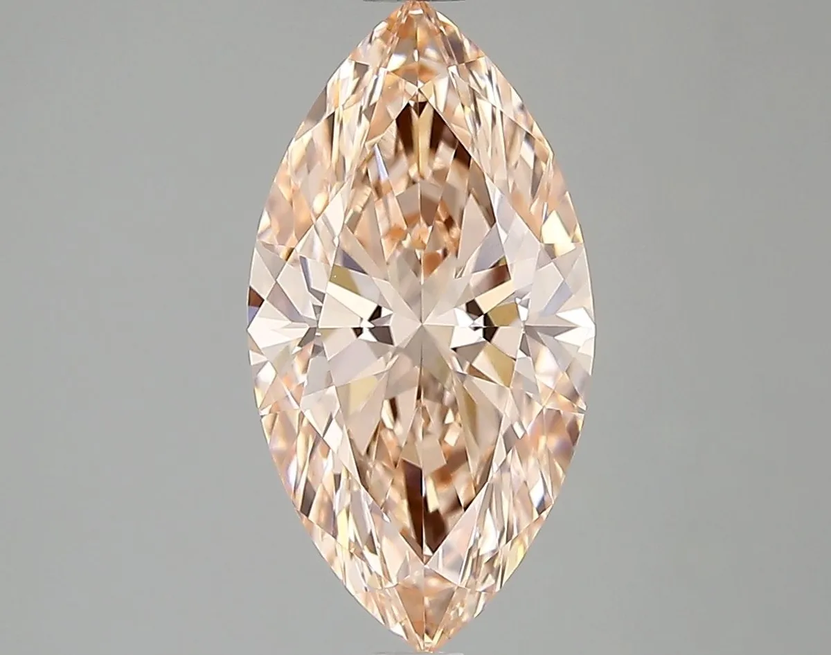 2.01ct MARQUISE Fancy Intense Pink VVS2 Coloured Lab diamond
