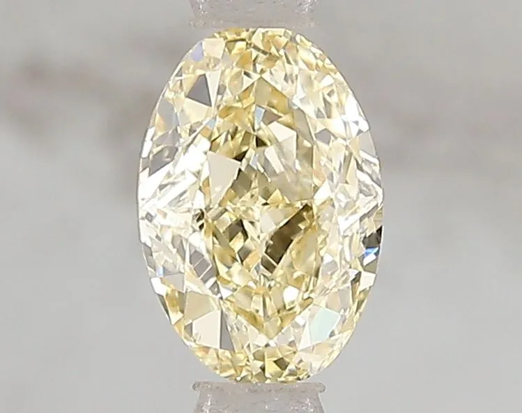 1.02ct OVAL Fancy Intense Yellow VS2 Coloured Lab diamond